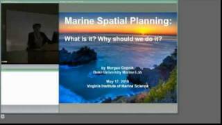 Marine Spatial Planning (Part 1 of 6)
