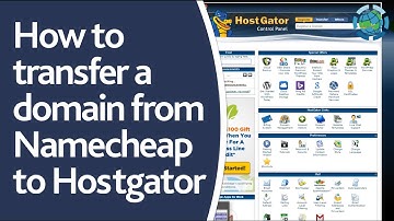 How to transfer a domain name from Namecheap to Hostgator and set up DNS Nameservers 2016