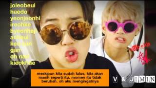 V & Jimin BTS 95 graduation (rom indo)