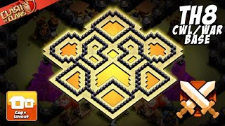 Town Hall 8 Th8 War Base Design 2026 Anti-3 Star Strategy Explained Clash Of Clans