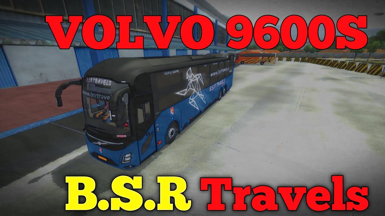 B.S.R Travels | Volvo 9600s | Bus Driving Games | Cabin Ride
