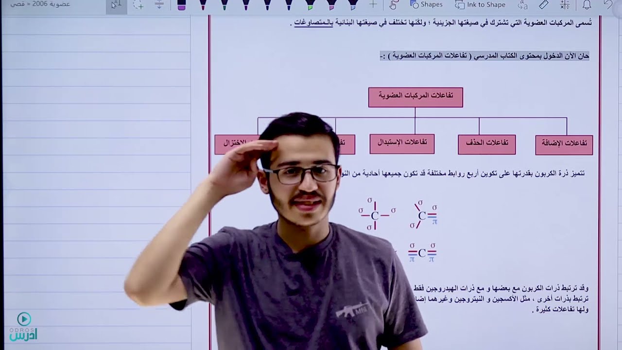تفاعلات الاضافة ( الالكين ) 1 - توجيهي