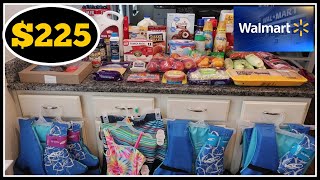 $225 Walmart Grocery Haul & Meal Plan | Prepping for VACATION