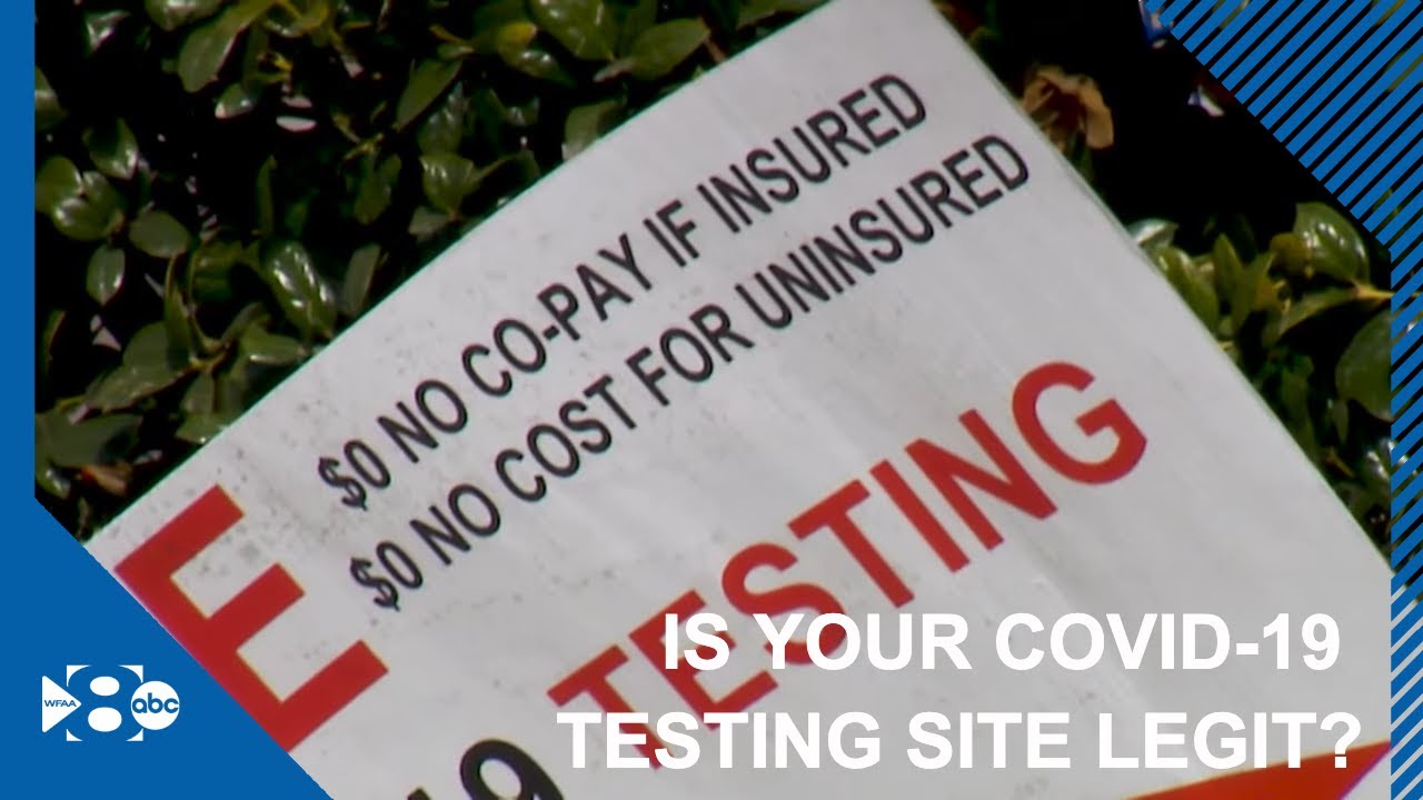 Is your COVID-19 testing site legit?