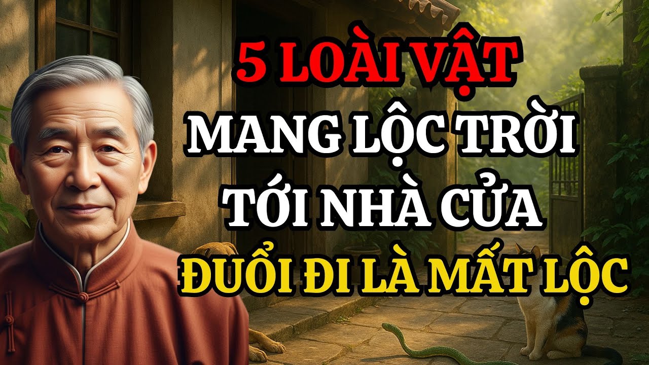 5 Loài Vật Mang Lộc Trời Tới Nhà Cửa – Đừng Bao Giờ Đuổi Đi!