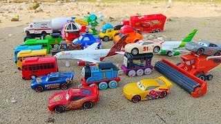 Lightning Mcqueen, Tow Mater, Mack, Tayo, Rogi, Gani, Lani, Thomas, Percy, Robocar Poli, Pesawat