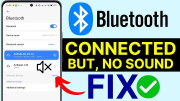 Bluetooth Connected But No Sound | Media Audio Not Working | Bluetooth Audio Fix