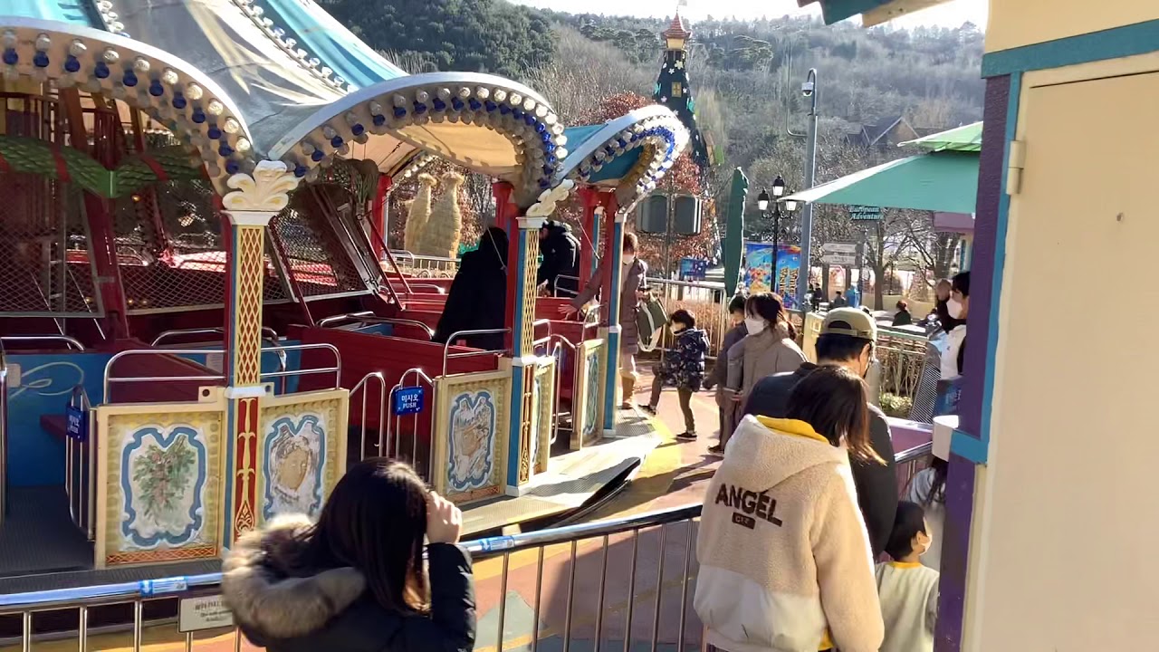 에버랜드 스카이 댄싱 아빠와 함께 빙글빙글