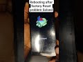 Phone rebooting problem after factory reset in recovery mode solution
