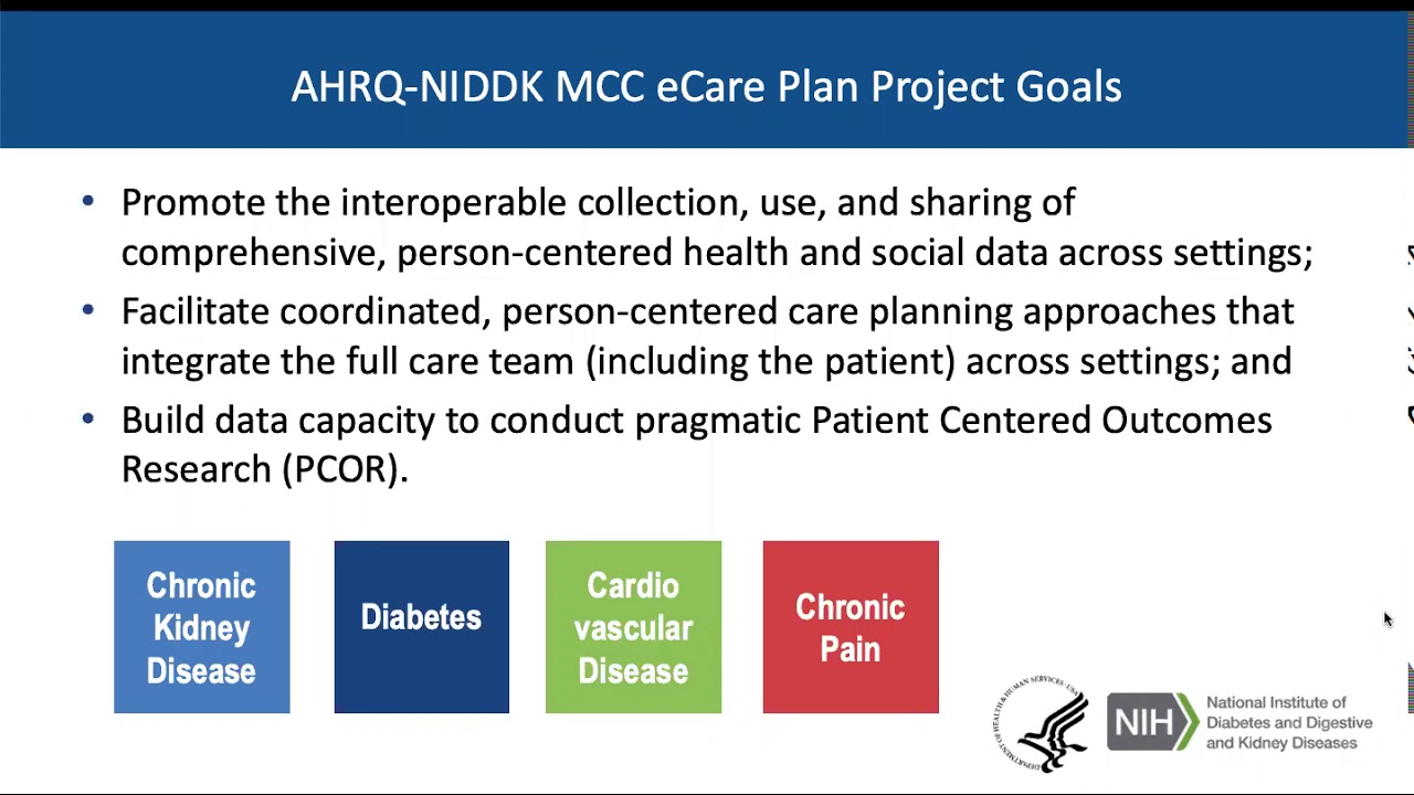 Multiple Chronic Conditions MCC Electronic Care Plan Project Overview Multiple Chronic Conditions MCC Electronic Care Plan Project Overview