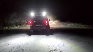 27° #snow  Climb + POV, Nissan Pathfinder R51 2.5dci #4x4 #offroad, #bfgoodrichtires MT, 33