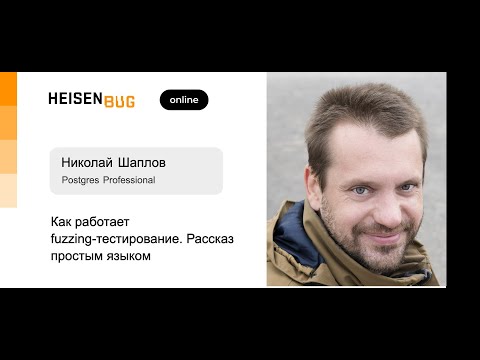 Николай Шаплов — Как работает fuzzing-тестирование. Рассказ простым языком