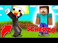 MI FINGO HEROBRINE PER SPAVENTARE BELLAFACCIA SU MINECRAFT!!