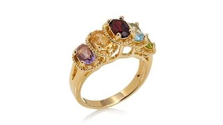 Technibond 2ct Multigem 5Stone Ring