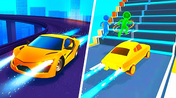 Race Master 3D vs Shape Shifting 🚗🌀 Max Level Gameplay Walkthrough Android iOS Update 6ZT8