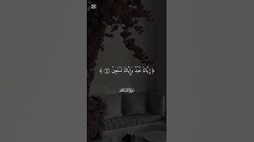 সূরা আল-ফাতিহা - তোমার হৃদয়কে একটু বিশ্রাম দাও 😴🎧   سورة الفاتحة - امنح قلبك بعض الراحة 😴🎧