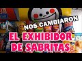 NOS CAMBIARON EL EXHIBIDOR DE SABRITAS