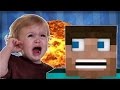 8 year old cries after world gets griefed minecraft trolling!