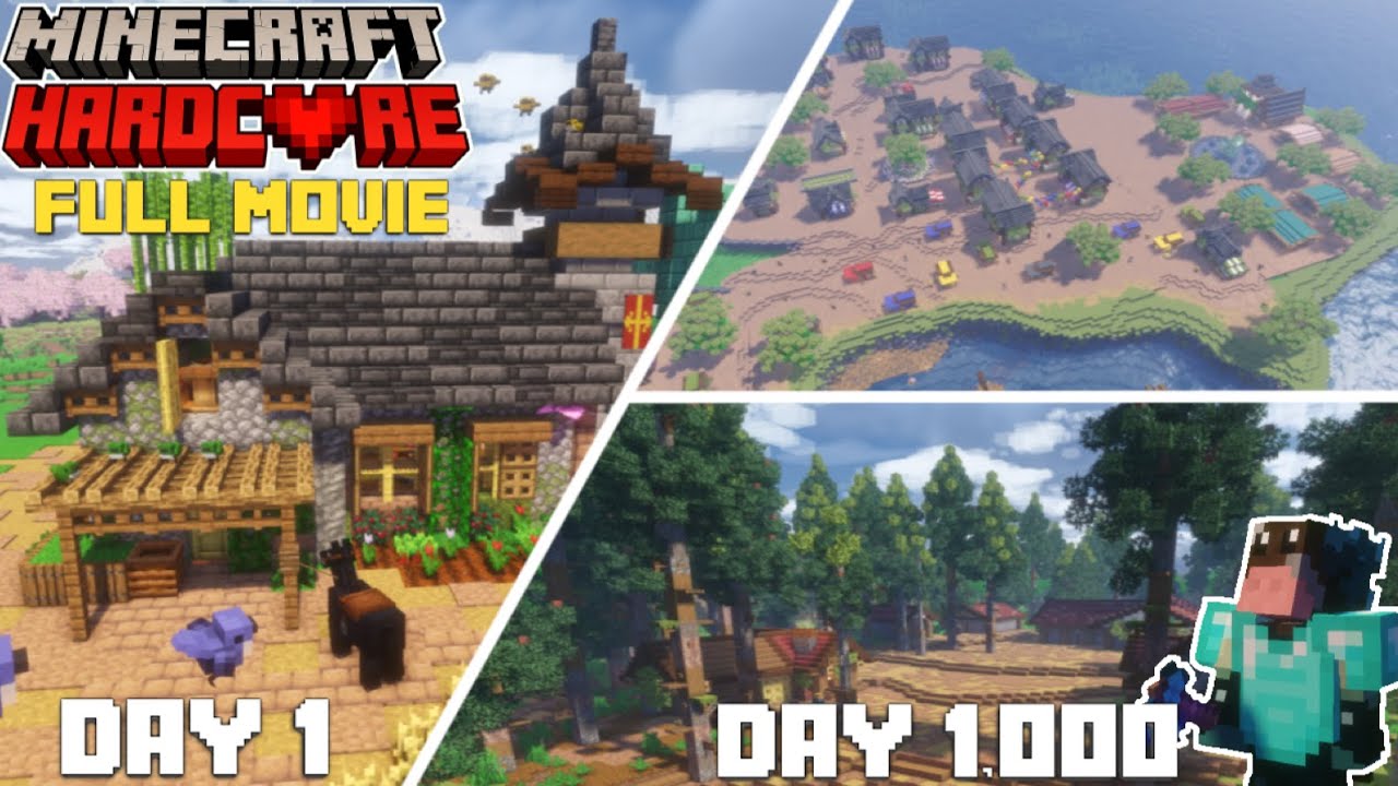 I Survived 1,000 Days in My Hardcore Minecraft Forever World [FULL ...