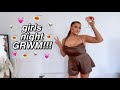 GIRLS NIGHT GRWM!!! make up, outfit + lil night out vlog!! | rach leary