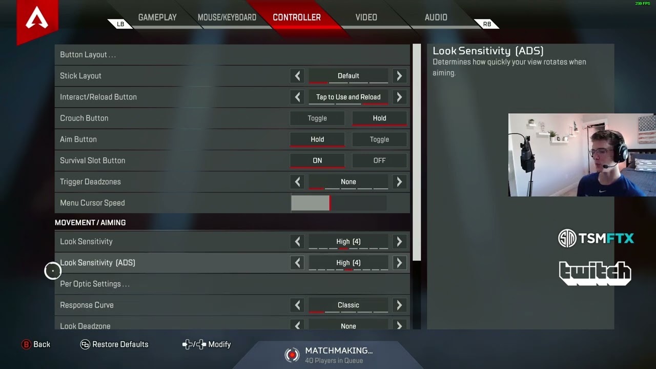 verhulst Controller Settings for Apex Legends YouTube