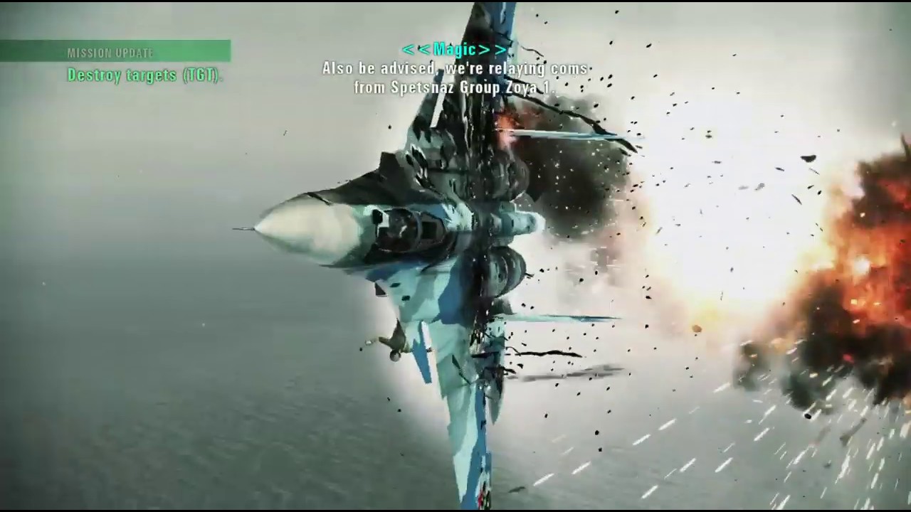 Ace Combat Assault Horizon carrier attack YouTube