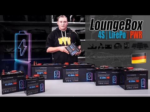 [DE] LoungeBox PWR  -12V 4S Lifepo Outdoor Power | Smart BMS | Camping Boat Motor Dinghy  Caravan