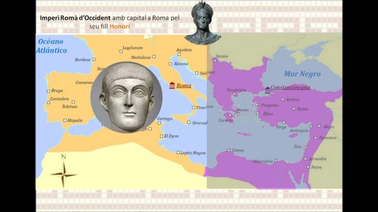 1 la fragmentació de l'imperi Romà