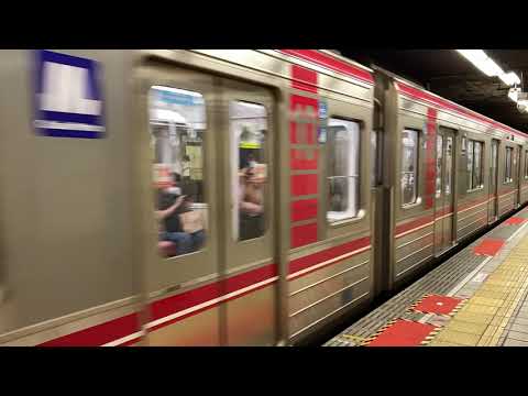 Osaka Metro御堂筋線21系5編成中津行き発車シーン