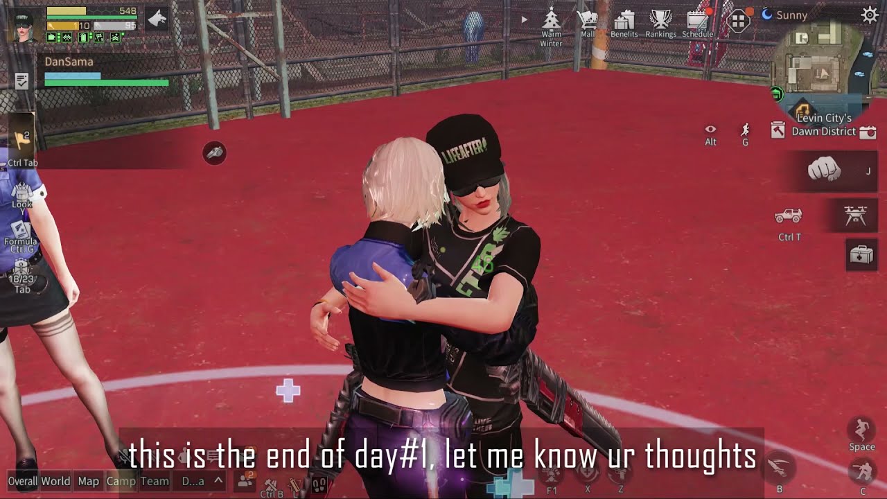 Practicing Aim On F2p Acc | DanSama| ChaosOutpost LifeAfter| Day#1