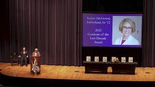 2022 Alumni Awards - Graduate of the Last Decade - Dr.  Taylor McGown Sutherland, bs ’12