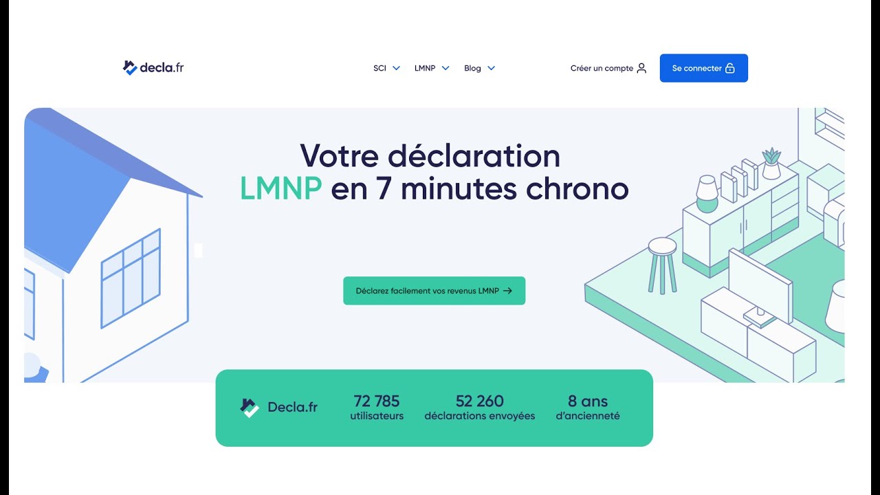 Comment faire sa déclaration LMNP en quelques minutes sur decla.fr
