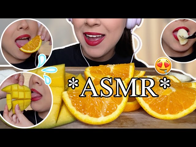 Eating JUICY FRUIT (ASMR) 🤤| ASMR COMIENDO FRUTAS sonidos jugosos | | #asmr #asmreating