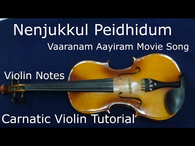 #violintutorial #violinotes #violinshorts #violincover #Vaaranam #Aayiram - #nenjukkulpeidhidum class=