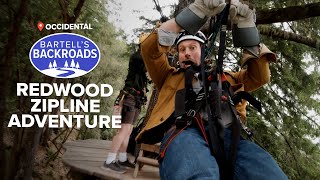 Ride Northern California's longest zipline to your own personal tree house! | Bartell's Backroads