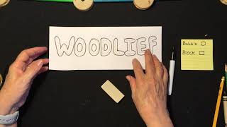 Let's Draw Bubble & Block Letters with Mrs. Woodlief