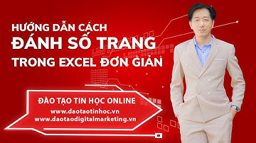 Hướng Dẫn Cách Đánh Số Trang Mà Ai Cũng Phải Biết Trong Excel - Daotaotinhoc.vn