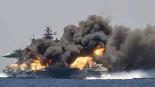 1 minute ago! A Russian aircraft carrier carrying 30 stealth jets was sunk by Ukraine