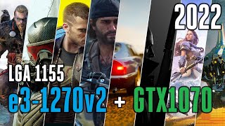 e3 1270v2 (аналог 3770) + GTX1070 тест в играх на конец 2021 года. (Сокет 1155)