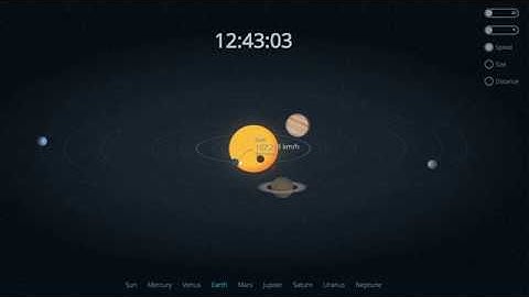 Solar System for New Tab - Chrome Extension Demo