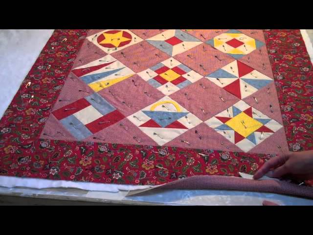 This is the #1 basting method for quilts. (Say GOODBYE to pins