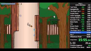 (OLD) [31:53] Fancy Pants Adventure: World 3 - 100% Speedrun screenshot 5
