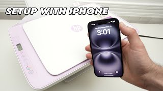 How to Setup iPhone With HP DeskJet 2842e & 2855e Printer