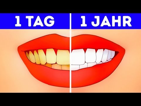 Video: 9 Möglichkeiten zum Zähneputzen ohne Zahnpasta