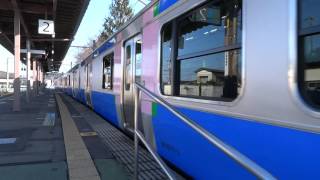 【仙石東北ライン】HB-E210系C3+C1編成 高城町発車
