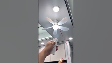 Quạt trần 5 lá - Đèn LED quạt trần 3 màu có thể điều chỉnh cho phòng khách, phòng ngủ.