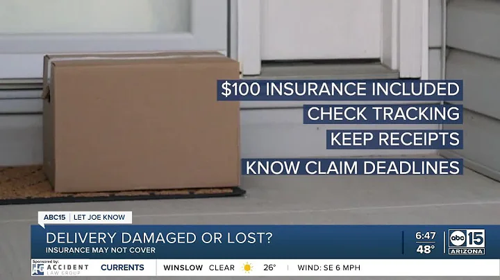 Let Joe Know: Package delivery damaged or lost? Shipping insurance may not cover