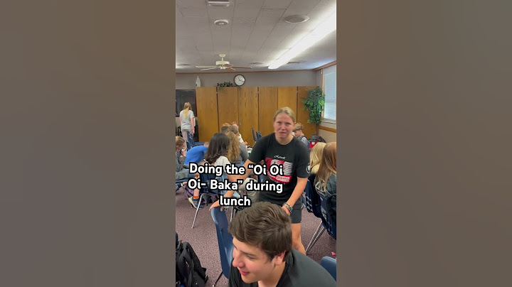 Oi Oi Oi- Baka during lunch 😂 #fyfyi #funny #oioioi #lunch