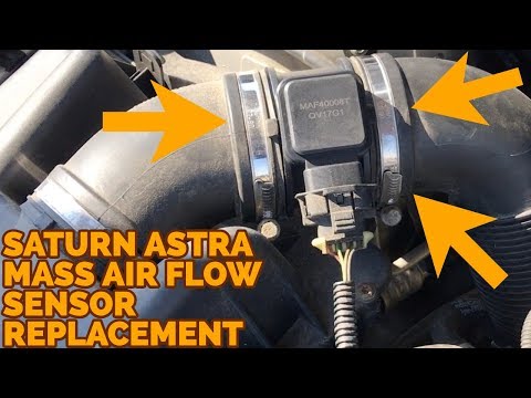 Saturn Astra Mass Air Flow –  MAF – Sensor Replacement P0068 – How To