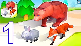 Evolution Animal Rush 3D - Gameplay Walkthrough Part 1 - All Levels Max Level (Android, iOS) screenshot 3